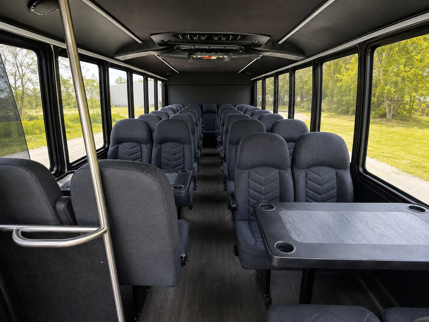 airport shuttle buses for laredo wedding guests flying in