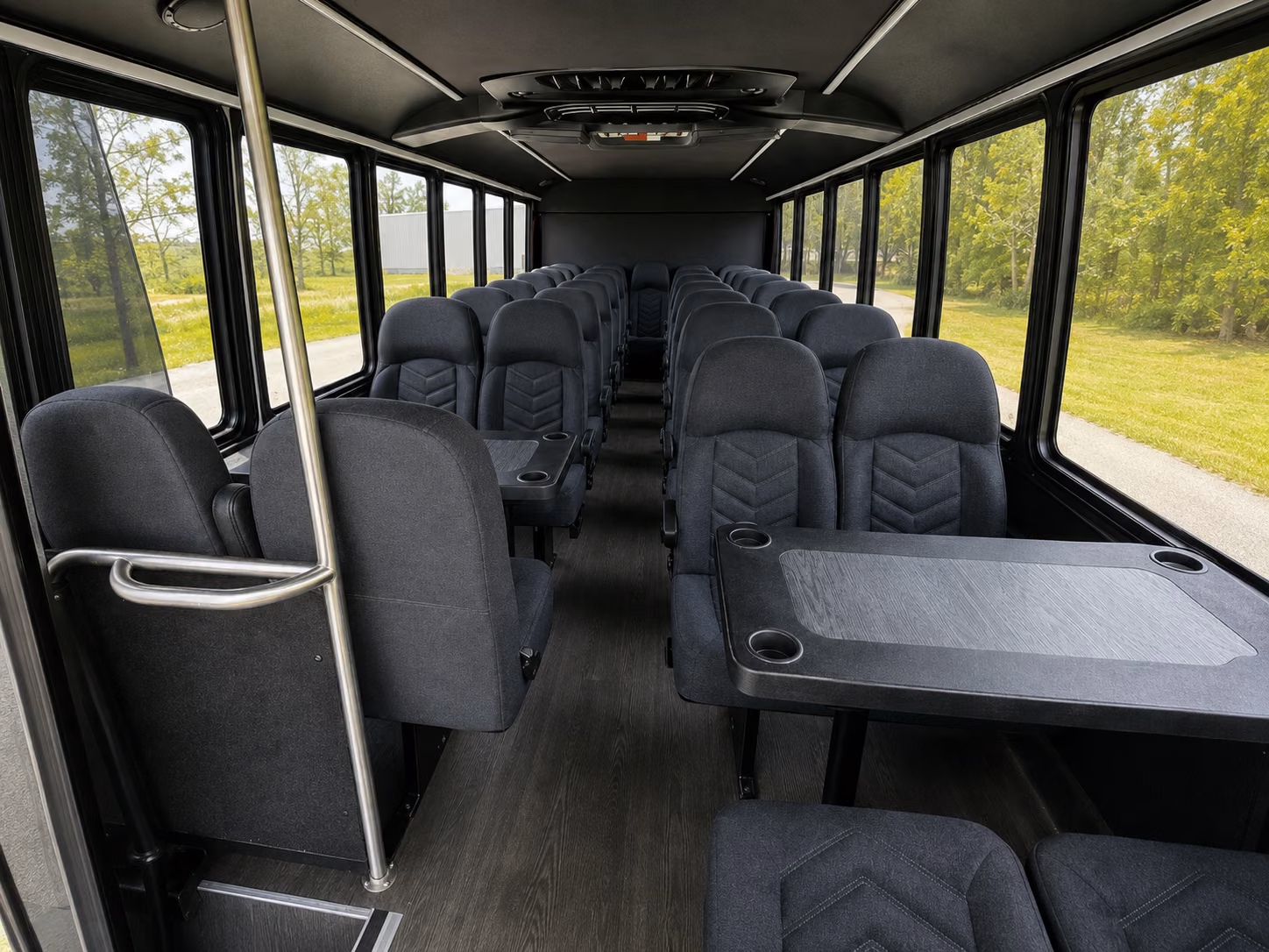 laredo 15 passenger minibus inside