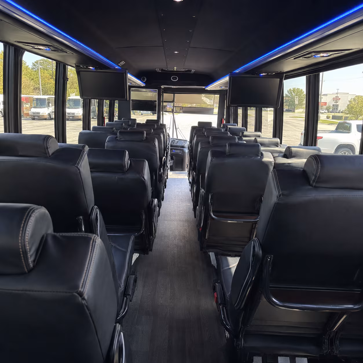 laredo 25 passenger minibus inside