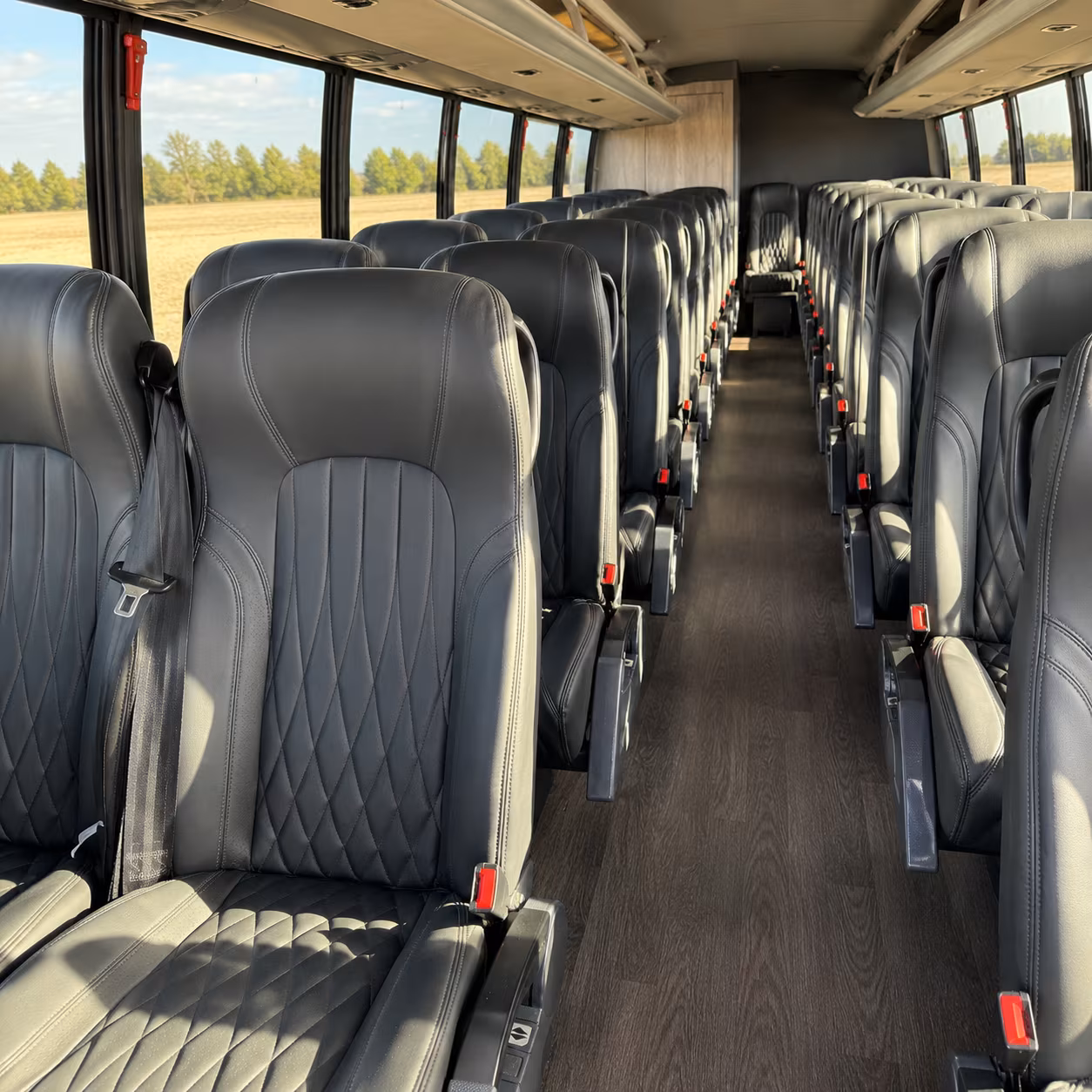 laredo 28 passenger minibus interior