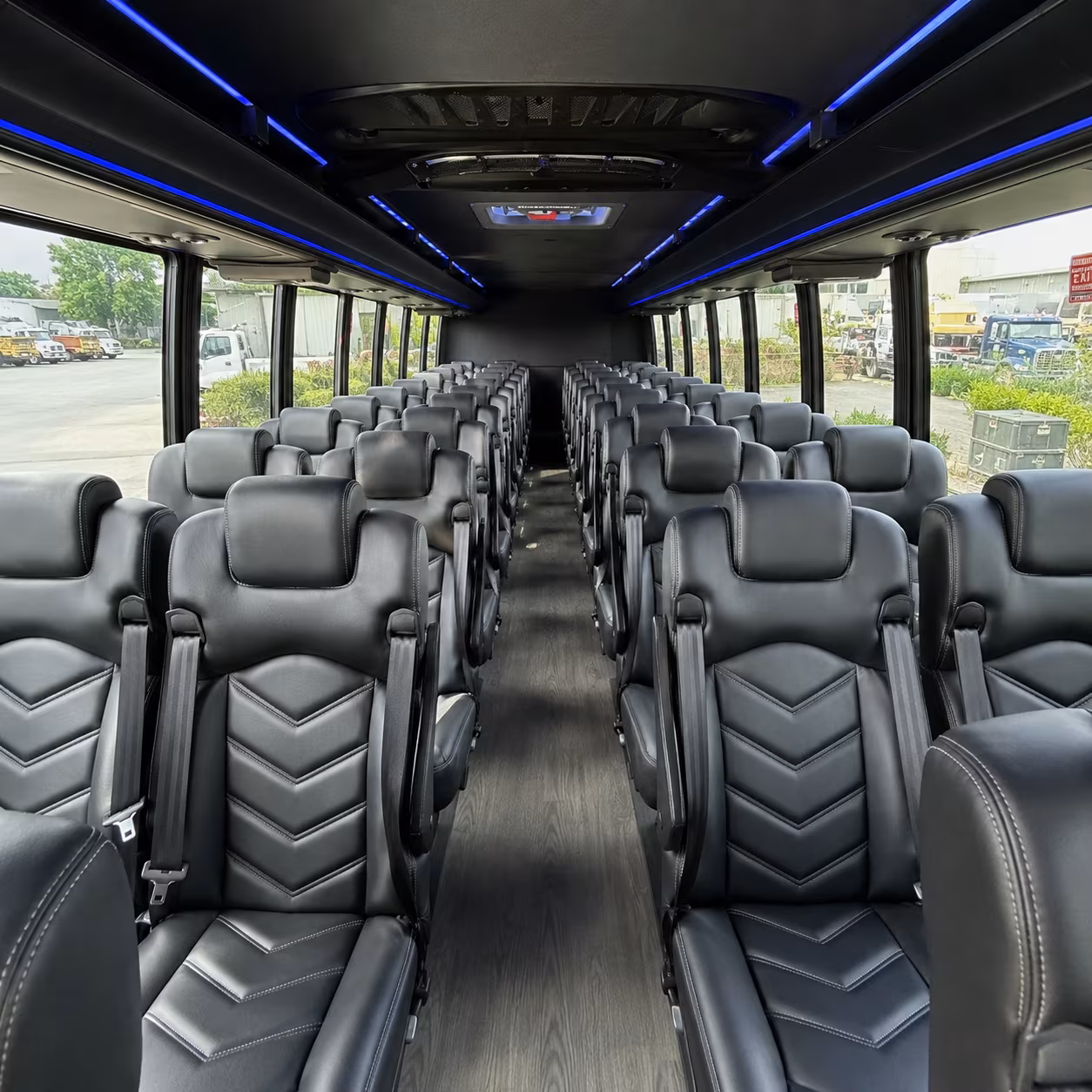 laredo 35 passenger minibus interior