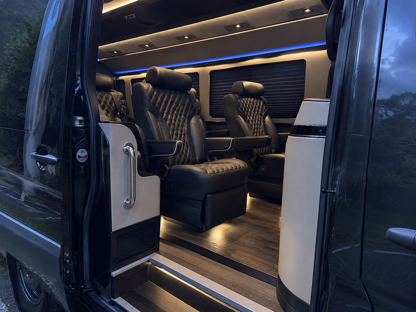 laredo corporate event transportation onboard seating