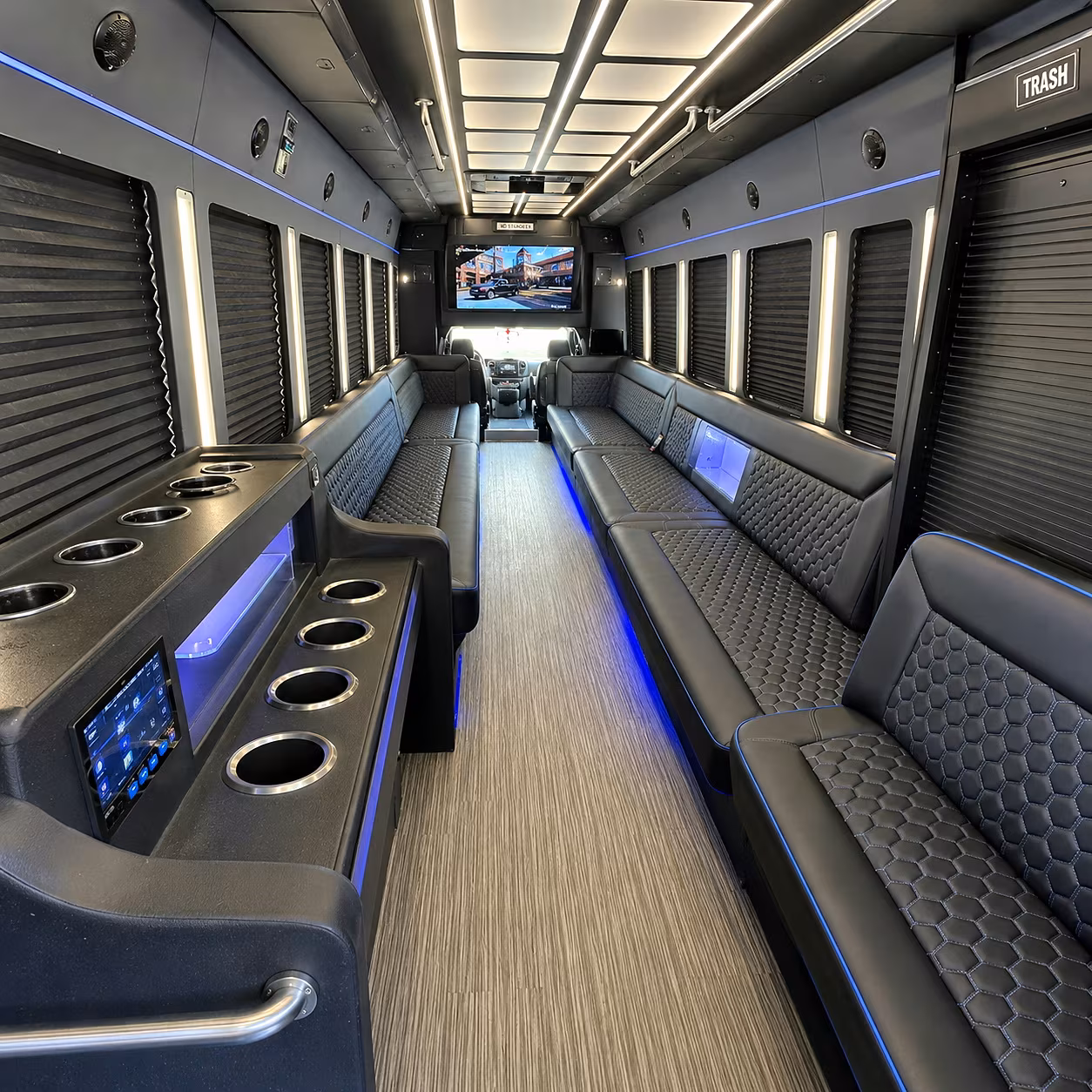 laredo party bus rentals inside