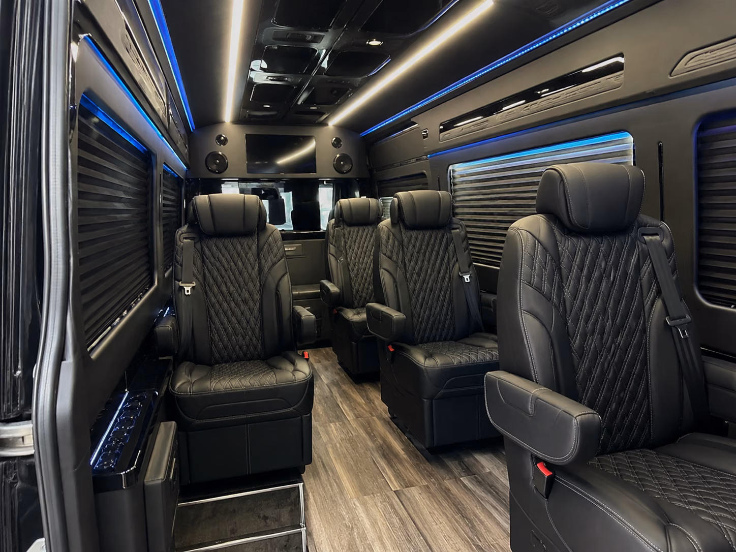 laredo sprinter van with driver inside