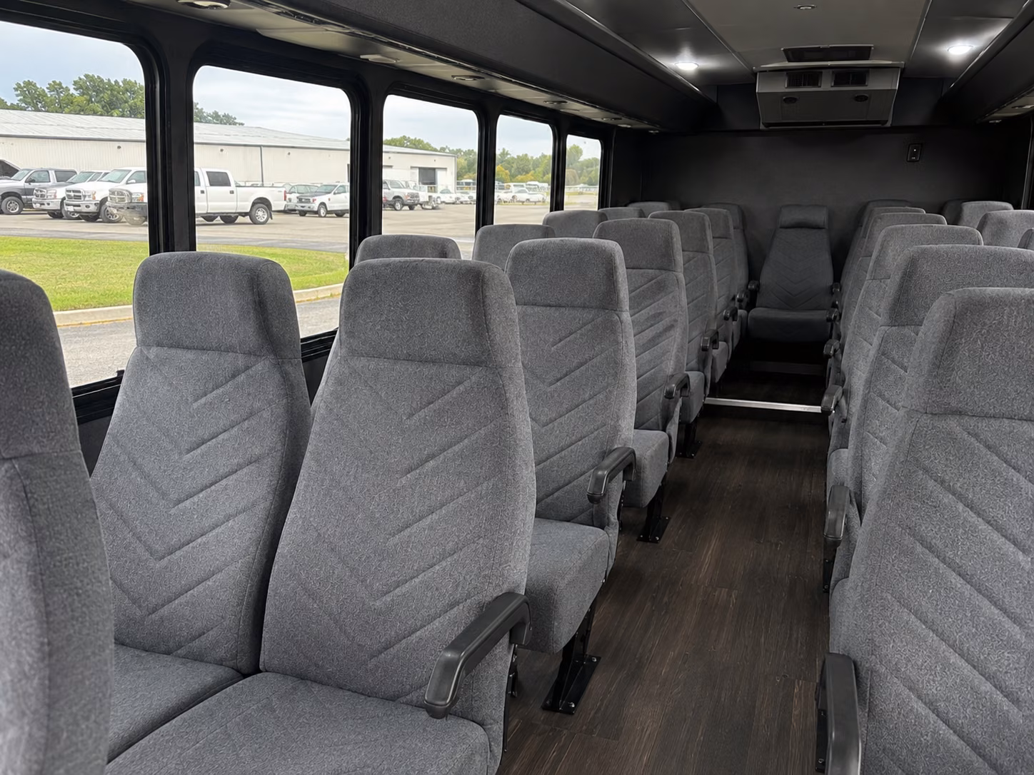 shuttle buses for laredo wedding guests between hotels and venues